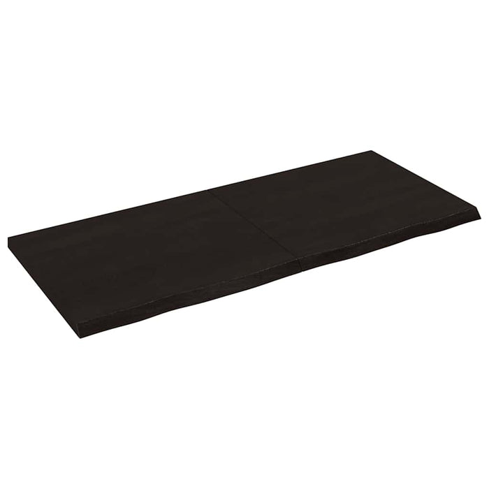 Raft de perete maro închis lemn masiv stejar tratat - WALTI WALTI