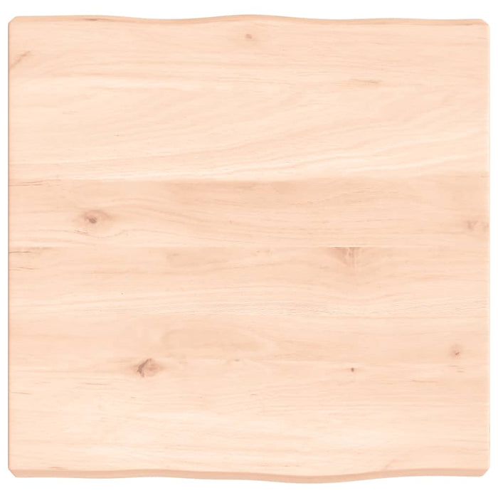 Blat masă 40x40x(2-4) cm lemn stejar netratat contur organic WALTI