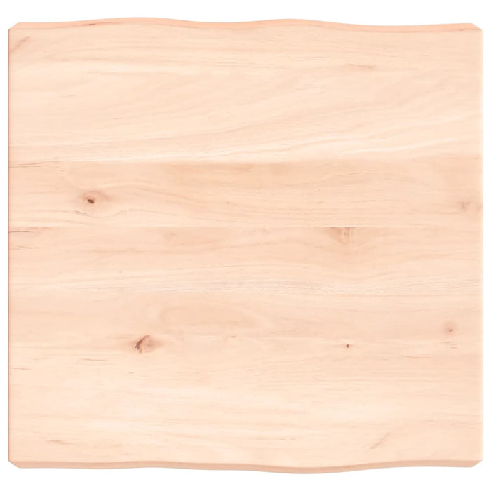 Blat masă 40x40x(2-6) cm lemn stejar netratat contur organic WALTI