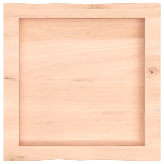 Blat masă 40x40x(2-6) cm lemn stejar netratat contur organic WALTI