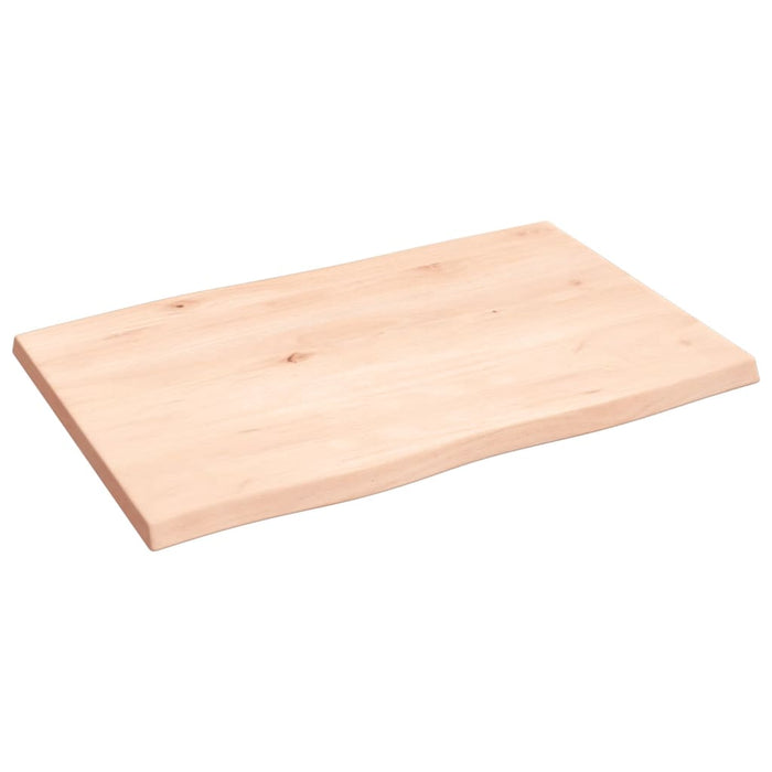 Blat masă 60x40x2 cm lemn masiv stejar netratat contur organic - WALTI WALTI