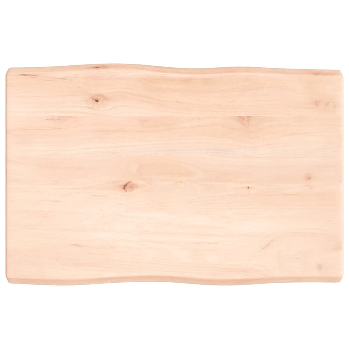 Blat masă 60x40x(2-4) cm lemn stejar netratat contur organic WALTI