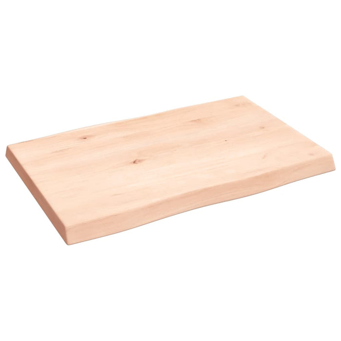 Blat masă 60x40x(2-4) cm lemn stejar netratat contur organic WALTI