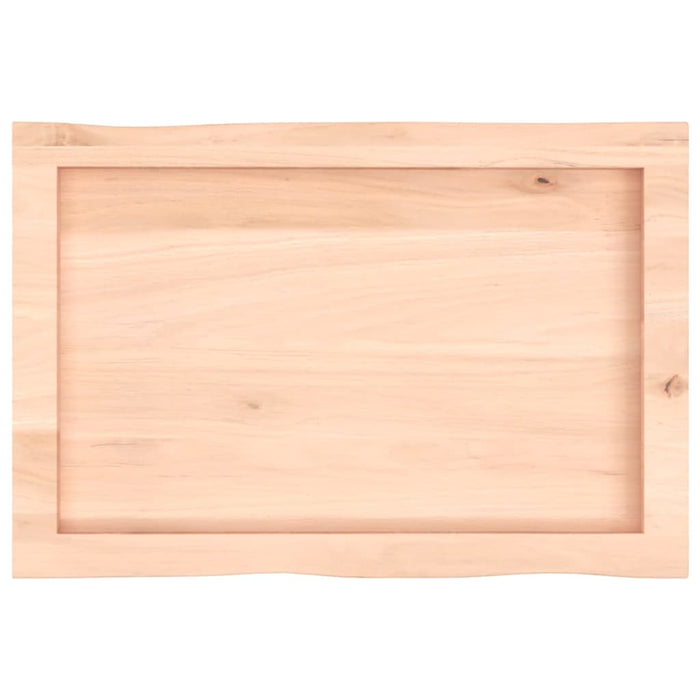 Blat masă 60x40x(2-4) cm lemn stejar netratat contur organic WALTI