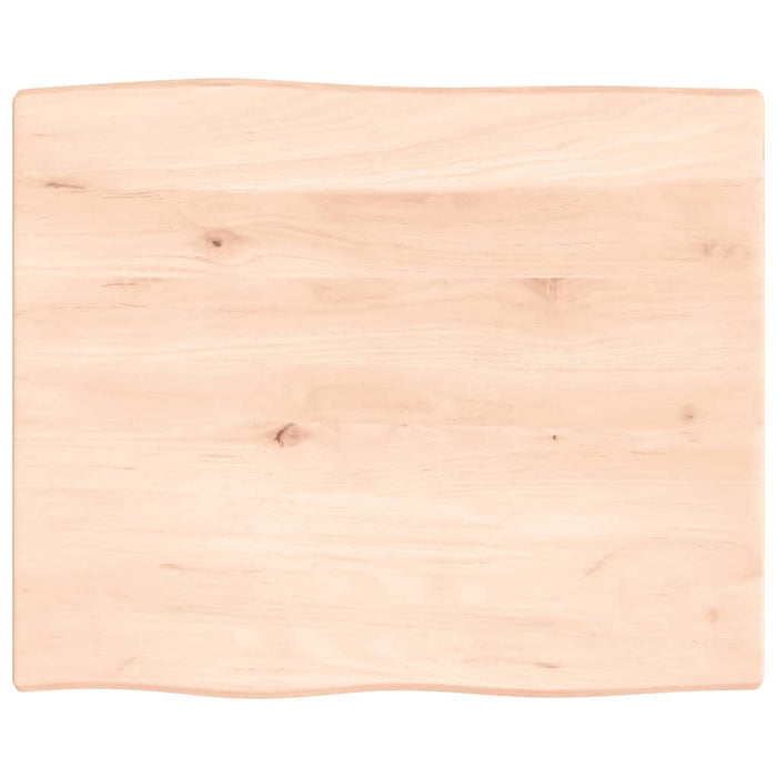 Blat masă 60x50x2 cm lemn masiv stejar netratat contur organic WALTI