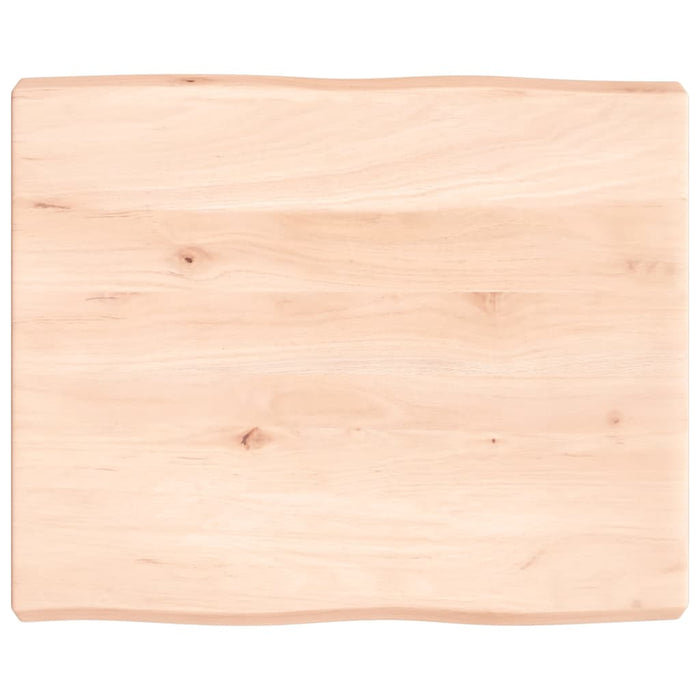Blat masă 60x50x(2-6) cm lemn stejar netratat contur organic WALTI