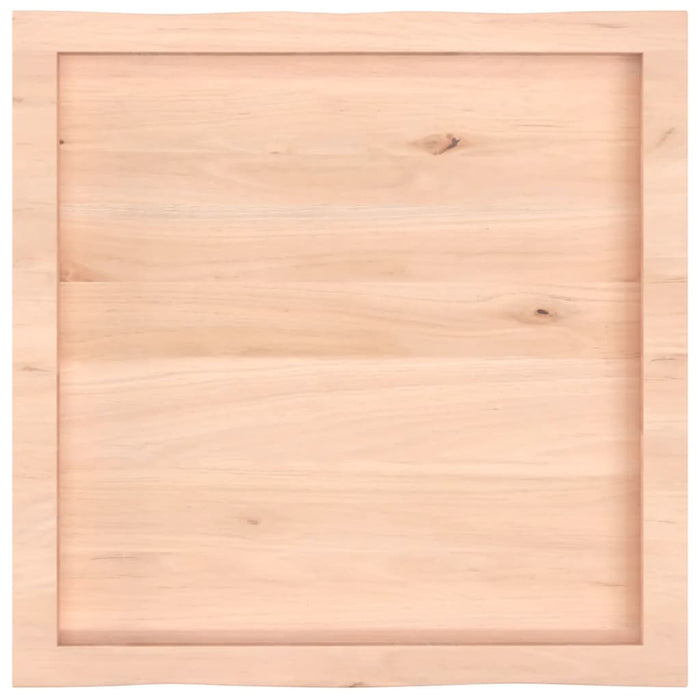 Blat masă 60x60x(2-6) cm lemn stejar netratat contur organic WALTI