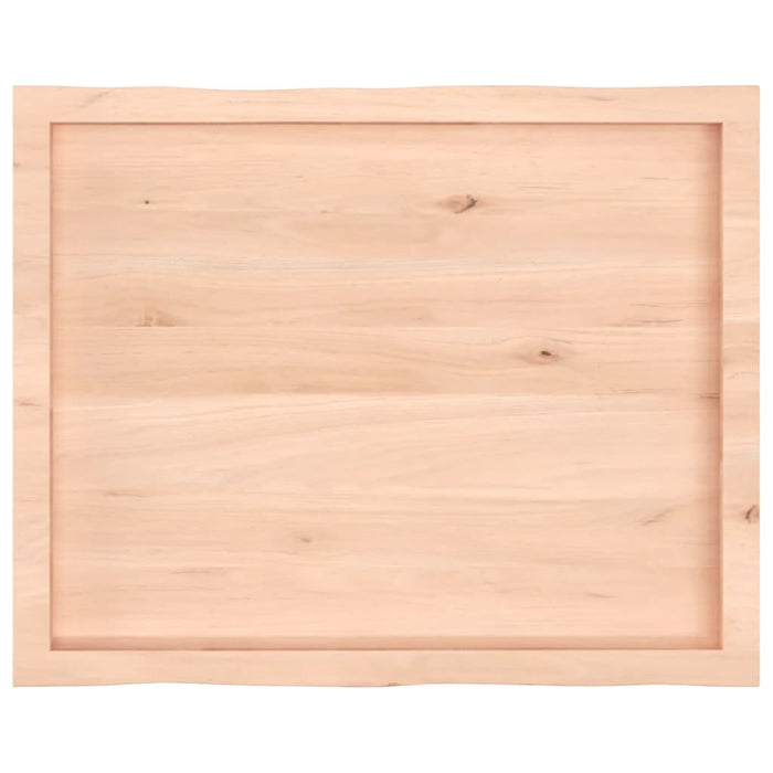 Blat masă 80x60x(2-6) cm lemn stejar netratat contur organic WALTI