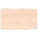 Blat masă 100x60x2 cm lemn masiv stejar netratat contur organic - WALTI WALTI