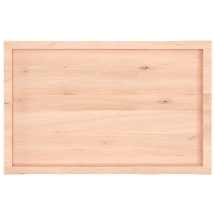 Blat masă 100x60x(2-4) cm lemn stejar netratat contur organic WALTI