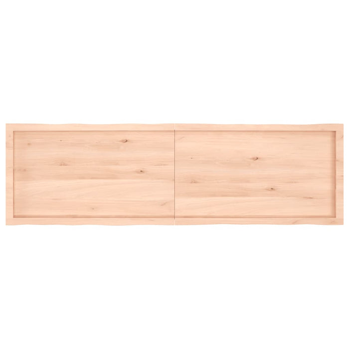 Blat masă 180x50x(2-6) cm lemn stejar netratat contur organic - WALTI WALTI