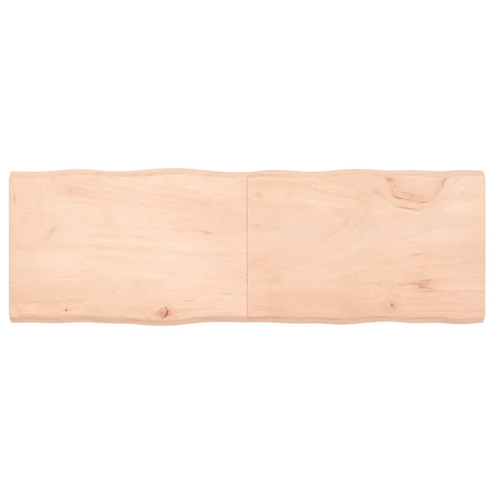 Blat masă 180x60x(2-6) cm lemn stejar netratat contur organic WALTI