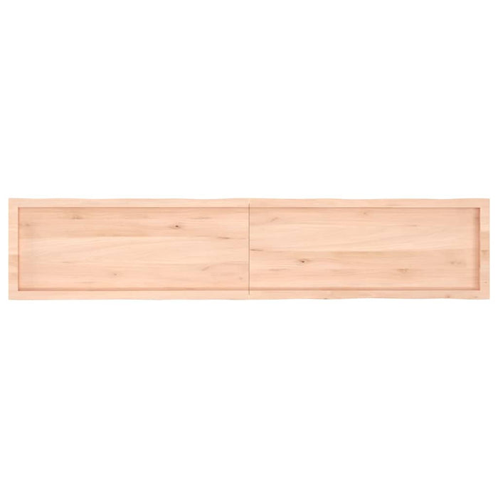Blat masă 200x40x(2-6) cm lemn stejar netratat contur organic WALTI