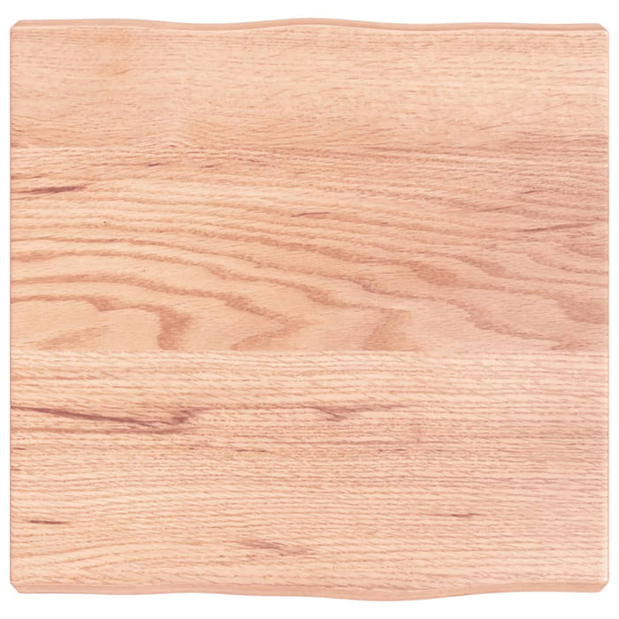 Blat masă, 40x40x(2-4) cm, maro, lemn tratat contur organic WALTI