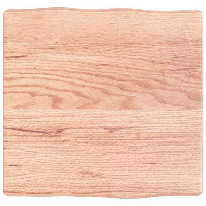 Blat masă, 40x40x(2-6) cm, maro, lemn tratat contur organic WALTI