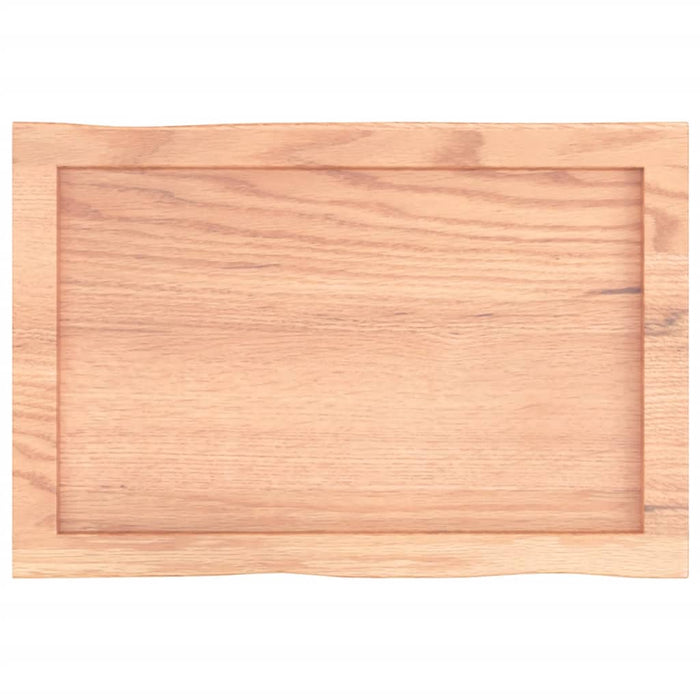 Blat masă, 60x40x(2-4) cm, maro, lemn tratat contur organic WALTI
