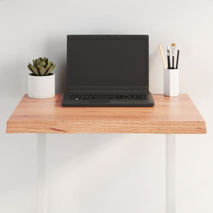 Blat masă, 60x40x(2-4) cm, maro, lemn tratat contur organic WALTI