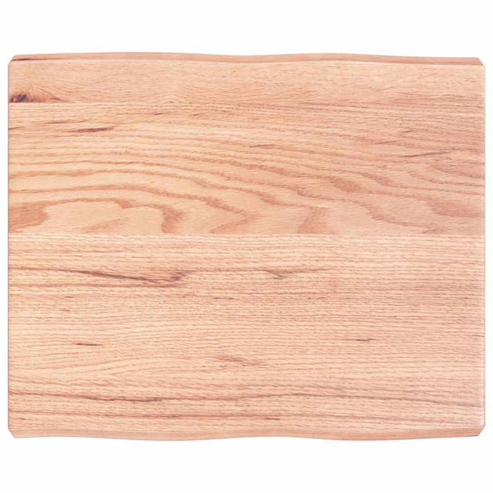 Blat masă, 60x50x(2-6) cm, maro, lemn tratat contur organic WALTI