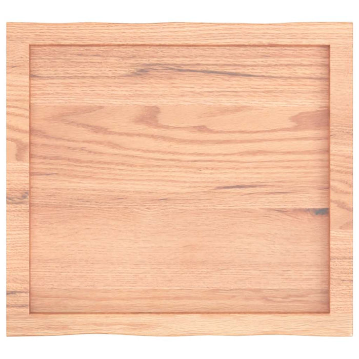 Blat masă, 60x50x(2-6) cm, maro, lemn tratat contur organic WALTI