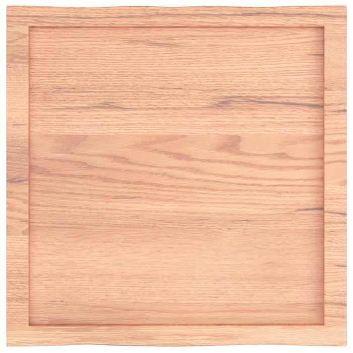 Blat masă, 60x60x(2-4) cm, maro, lemn tratat contur organic WALTI