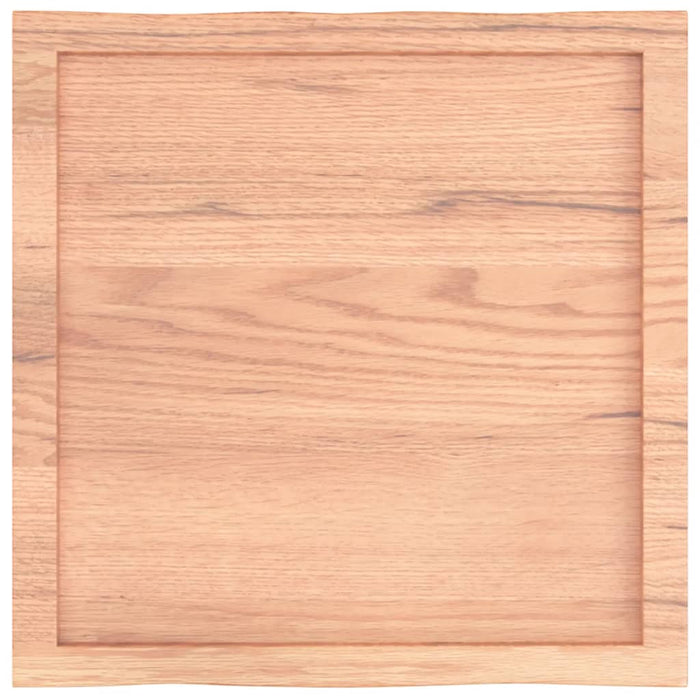 Blat masă, 60x60x(2-6) cm, maro, lemn tratat contur organic WALTI