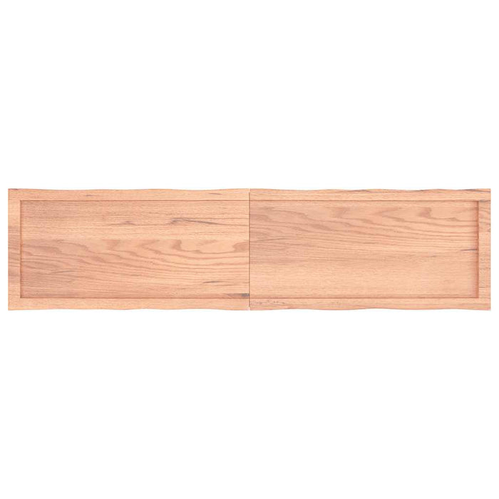 Blat masă, 160x40x(2-6) cm, maro, lemn tratat contur organic WALTI
