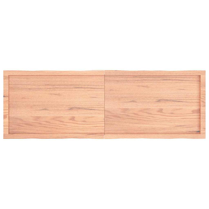 Blat masă, 160x50x(2-4) cm, maro, lemn tratat contur organic WALTI
