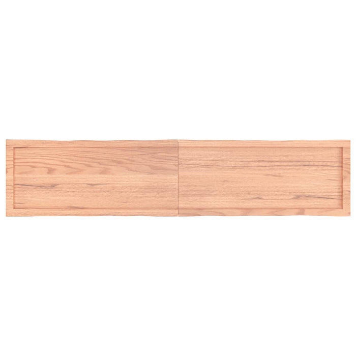 Blat masă, 180x40x(2-6) cm, maro, lemn tratat contur organic - WALTI WALTI