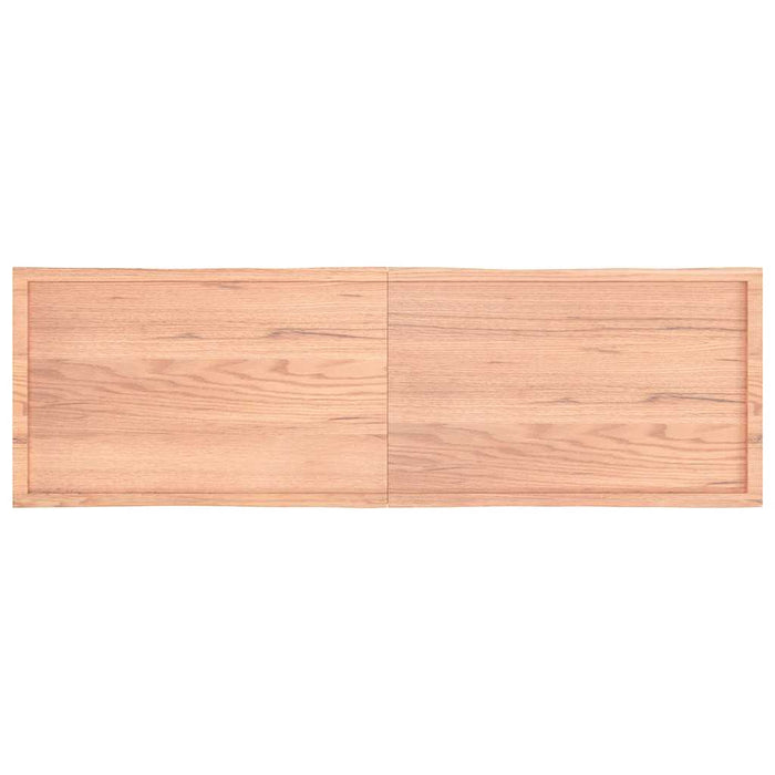 Blat masă, 200x60x(2-4) cm, maro, lemn tratat contur organic WALTI
