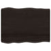 Blat masă, 80x60x(2-4) cm, maro, lemn tratat contur organic - WALTI WALTI