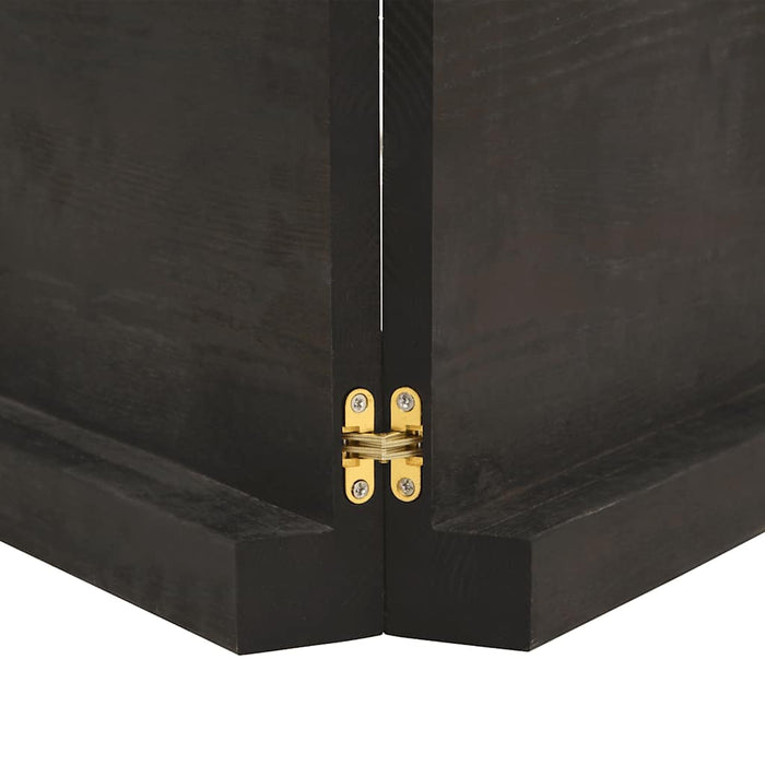 Blat masă, 140x50x(2-6) cm, maro, lemn tratat contur organic WALTI