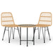 Set mobilier de grădină, 3 piese, poliratan - WALTI WALTI