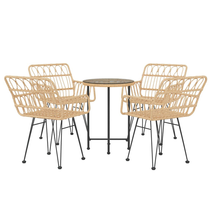 Set mobilier de grădină, 5 piese, poliratan - WALTI WALTI