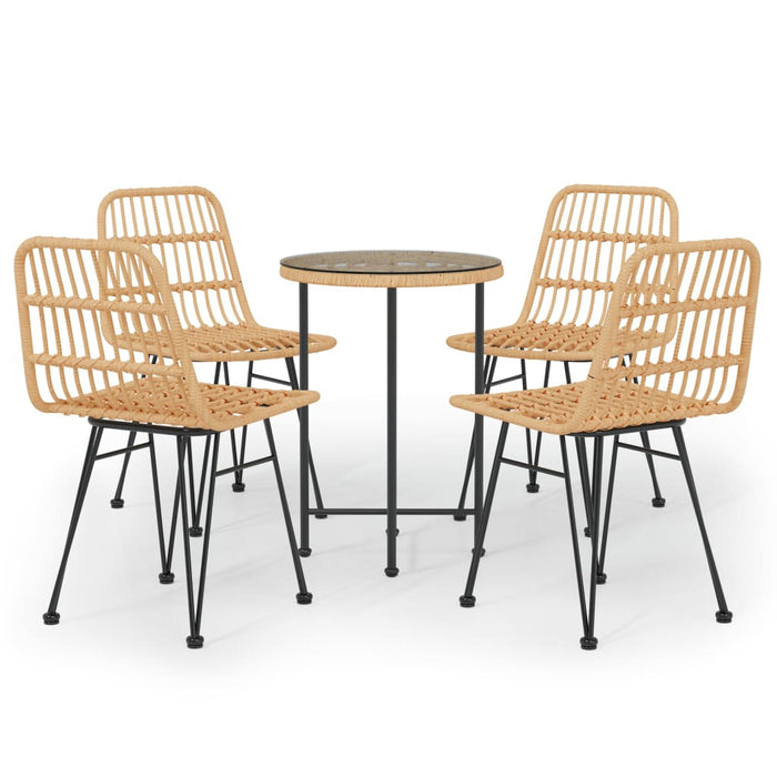 Set mobilier de grădină, 5 piese, poliratan - WALTI WALTI