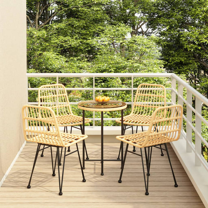 Set mobilier de grădină, 5 piese, poliratan - WALTI WALTI