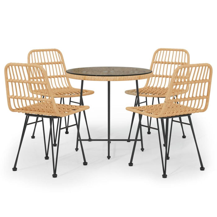 Set mobilier de grădină, 5 piese, poliratan - WALTI WALTI