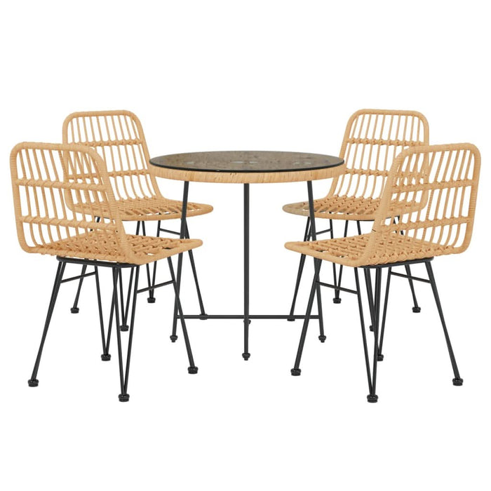 Set mobilier de grădină, 5 piese, poliratan - WALTI WALTI