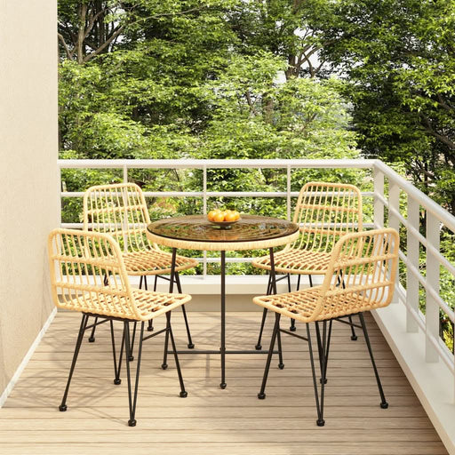 Set mobilier de grădină, 5 piese, poliratan - WALTI WALTI