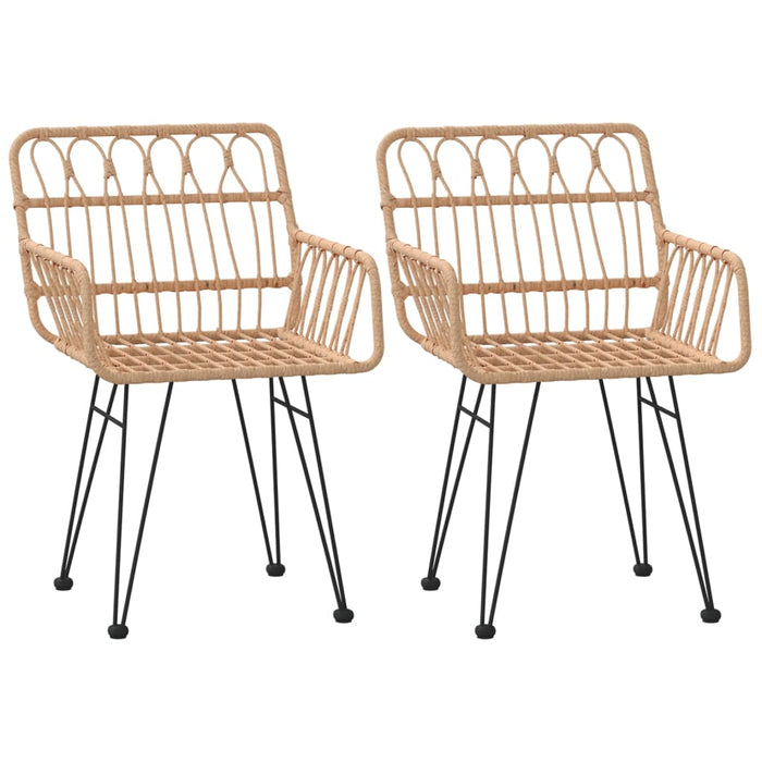 Set mobilier de grădină, 3 piese, poliratan WALTI