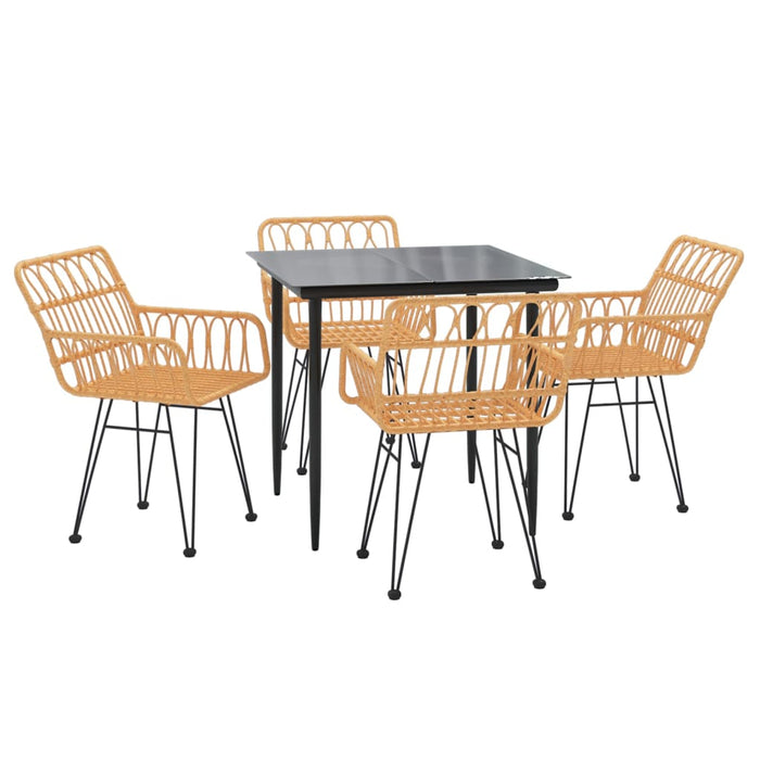 Set mobilier de grădină, 5 piese, poliratan - WALTI WALTI