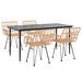 Set mobilier de grădină, 5 piese, poliratan - WALTI WALTI