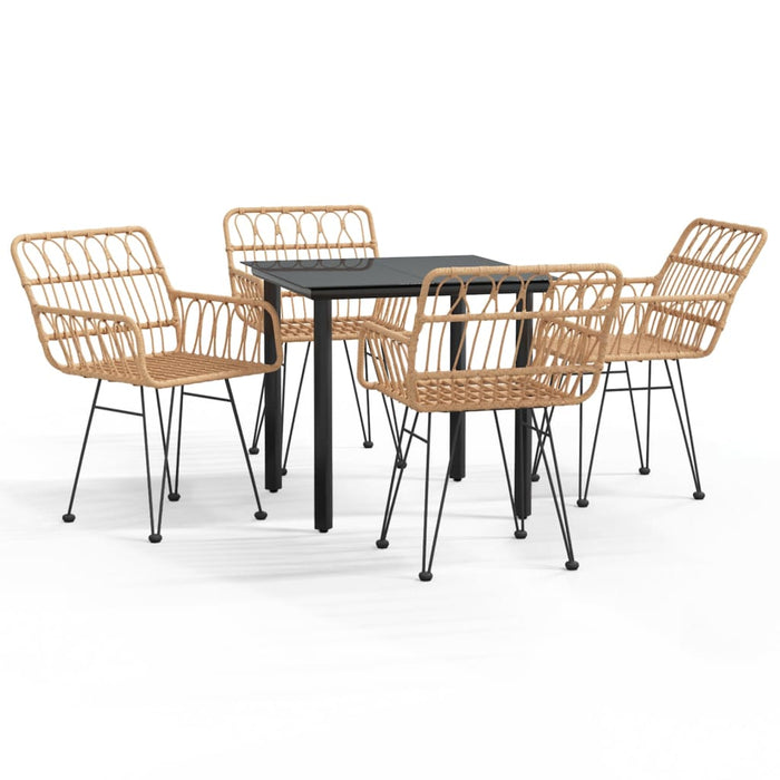 Set mobilier de grădină, 5 piese, poliratan - WALTI WALTI