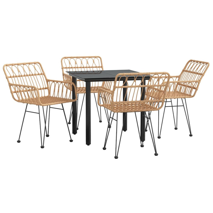 Set mobilier de grădină, 5 piese, poliratan - WALTI WALTI