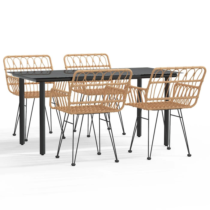 Set mobilier de grădină, 5 piese, poliratan - WALTI WALTI