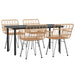 Set mobilier de grădină, 5 piese, poliratan - WALTI WALTI