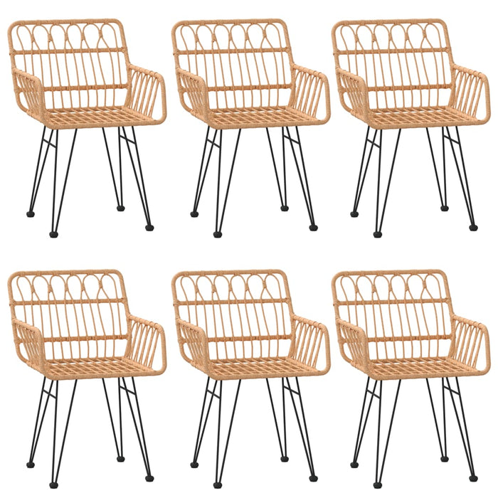 Set mobilier de grădină, 7 piese, poliratan - WALTI WALTI