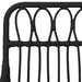 Set mobilier de grădină, 5 piese, negru, poliratan - WALTI WALTI