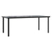 Set mobilier de grădină, 7 piese, negru, poliratan - WALTI WALTI