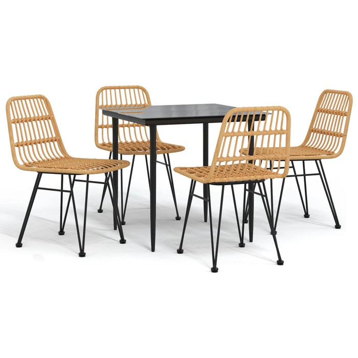 Set mobilier de grădină, 5 piese, poliratan - WALTI WALTI