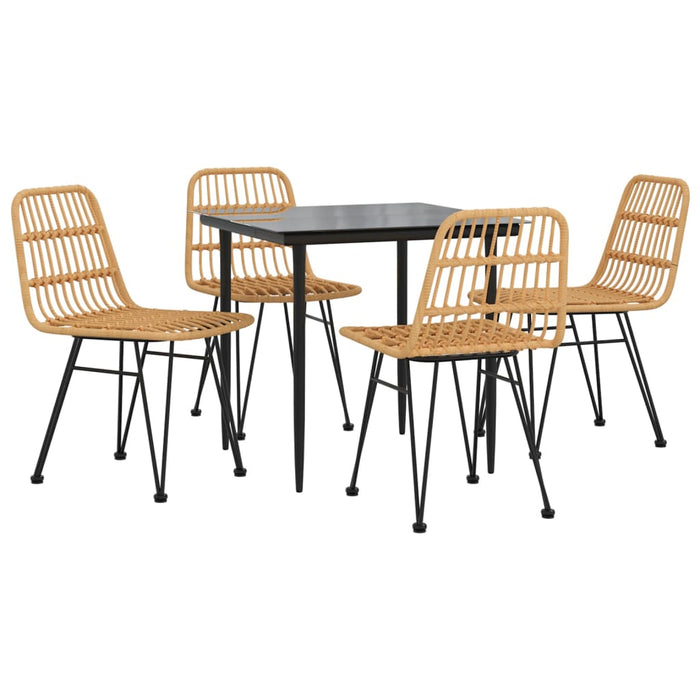 Set mobilier de grădină, 5 piese, poliratan - WALTI WALTI